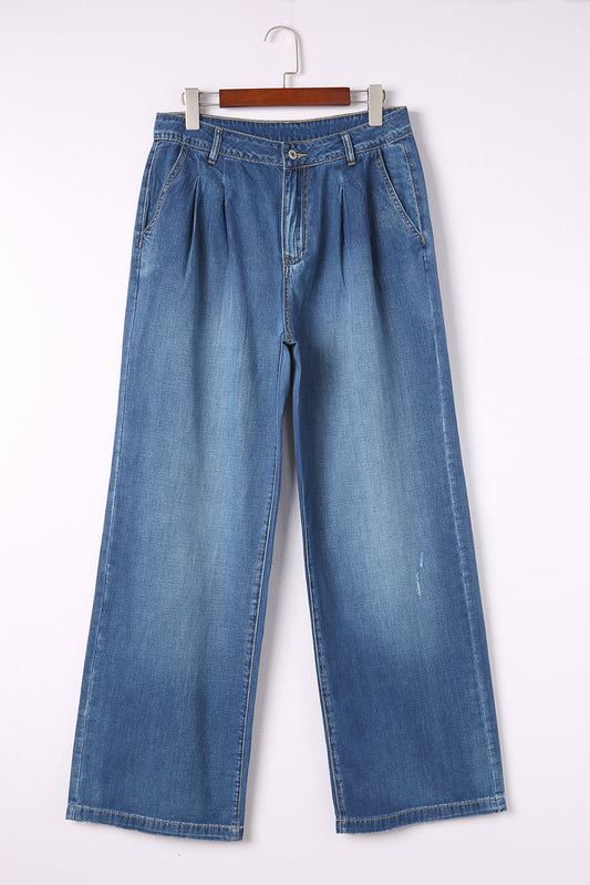 Retro Slouch Wide-Leg Jeans